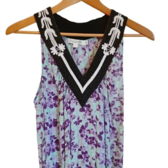 Poupette St Barth Beline Layered Dress SZ 2 - Picture 1 of 4